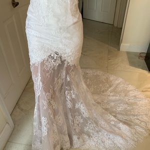 Mermaid style wedding dress